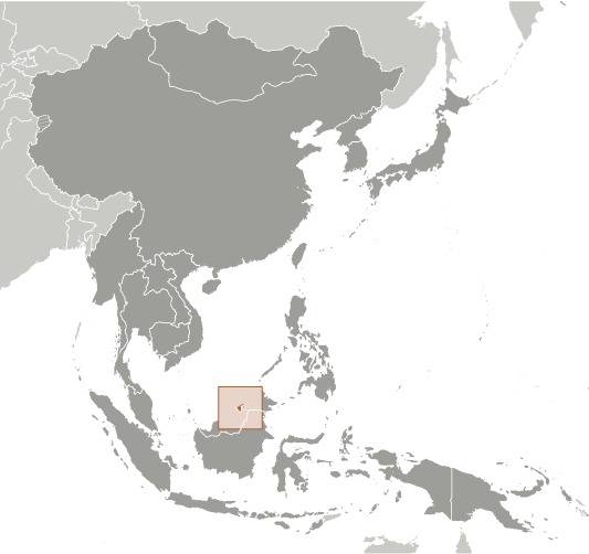 Brunei Darussalam Locator Map